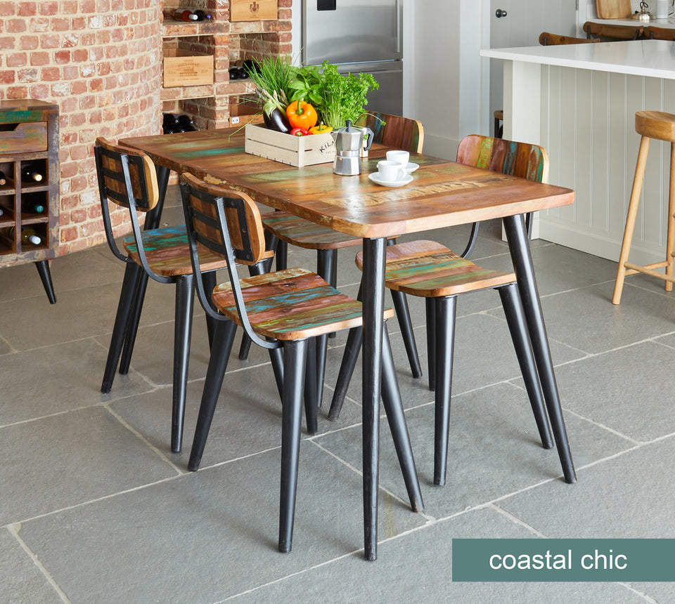 Coastal Chic Large Rectangular Dining Table