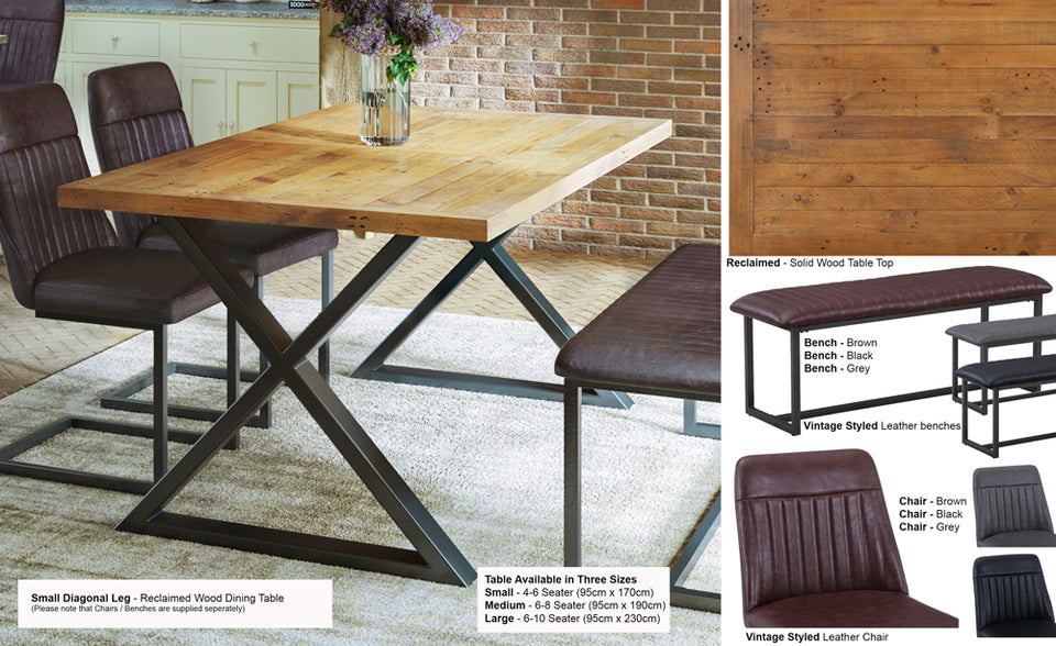 Urban Elegance - Reclaimed (Diagonal Leg)