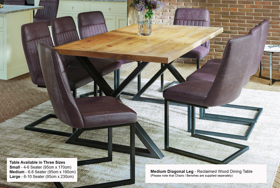 Urban Elegance - Reclaimed (Diagonal Leg)