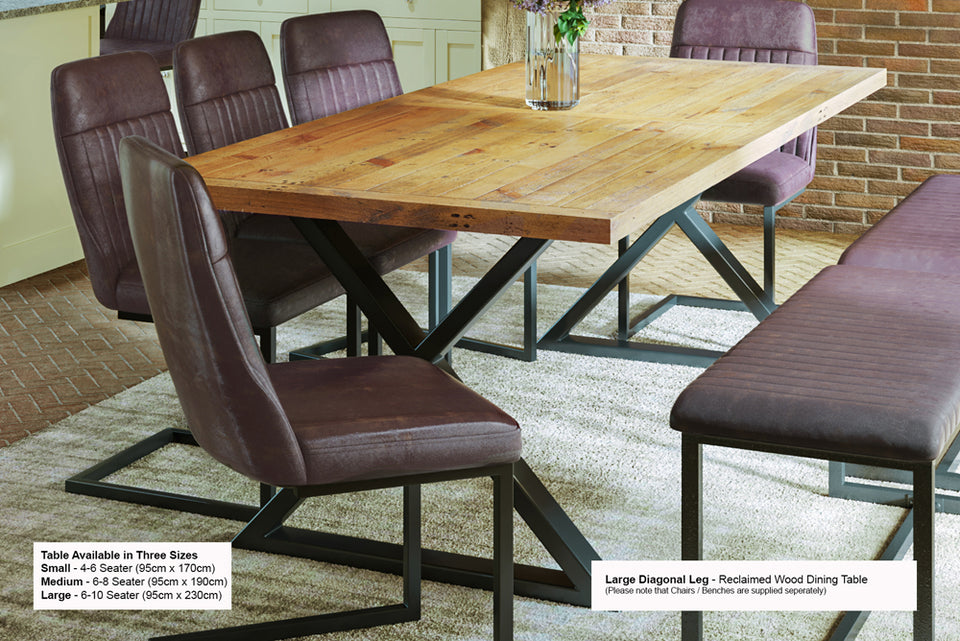 Urban Elegance - Reclaimed (Diagonal Leg)
