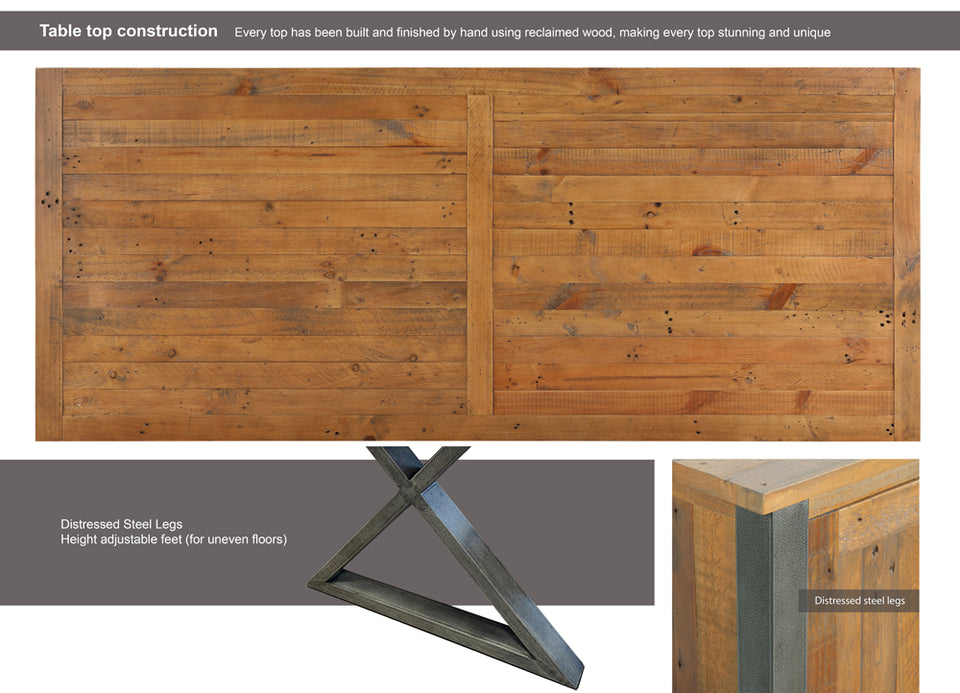 Urban Elegance - Reclaimed (Diagonal Leg)