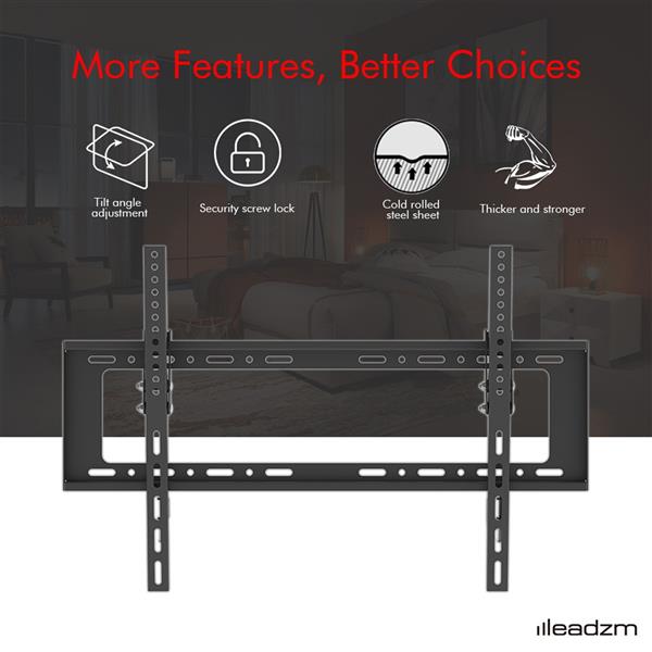 32-70" Wall Mount Bracket TV Stand TMW798 with Spirit Level