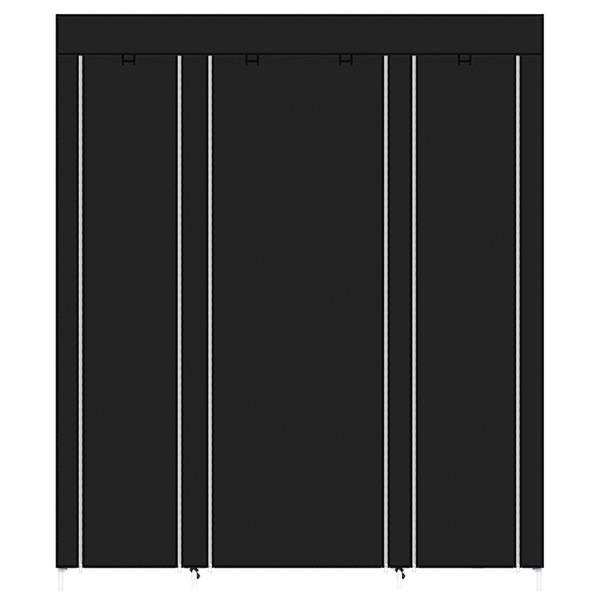 69" Portable Clothes Closet Wardrobe Storage Organizer with Non-Woven Fabric