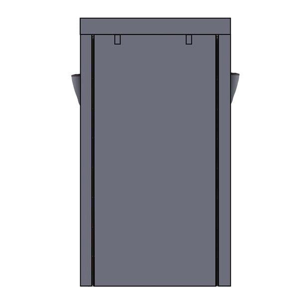 10 Tiers Shoe Rack with Dust proof Cover Closet Shoe Storage Cabinet Organizer Grey