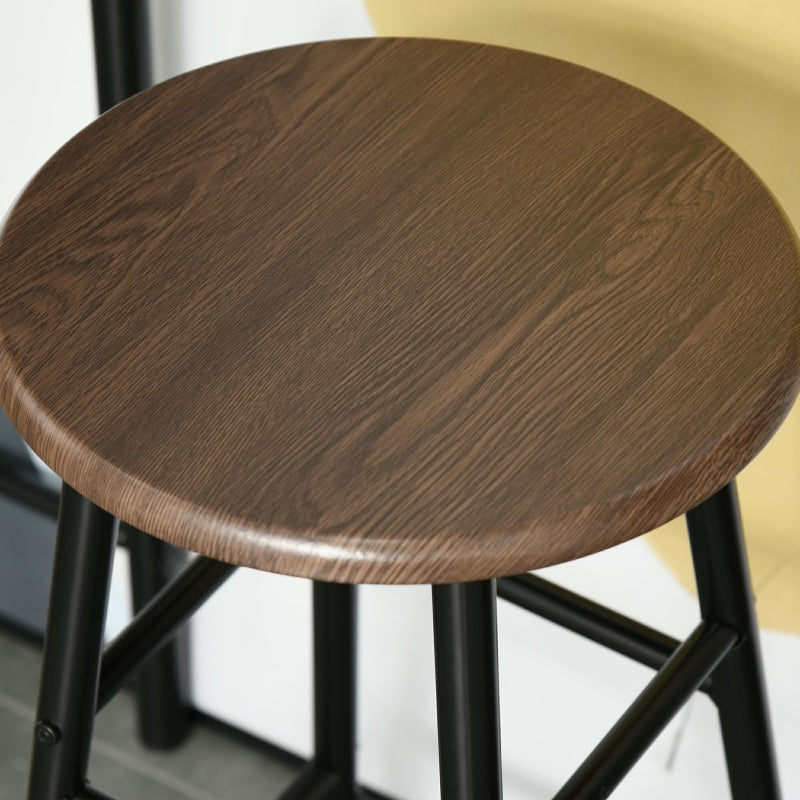 3-Piece Dining Kitchen Set with 1 Table and 2 Matching Chairs for Home Pub Cafe