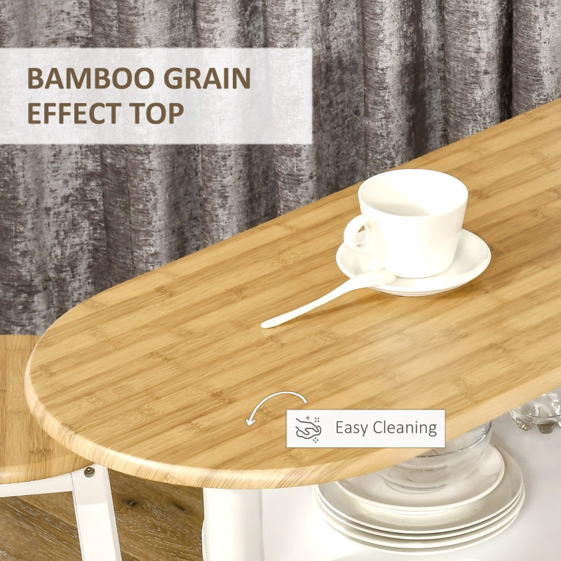 3 Piece Breakfast Bar table and Stools with Storage Shelf