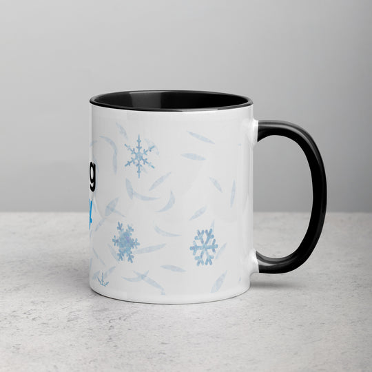 Feeling Jolly Ceramic Mug with Dark Colour Inside