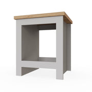 Light Grey Lamp Side Table Ite Range Stylish Storage for Living Room or Bedroom
