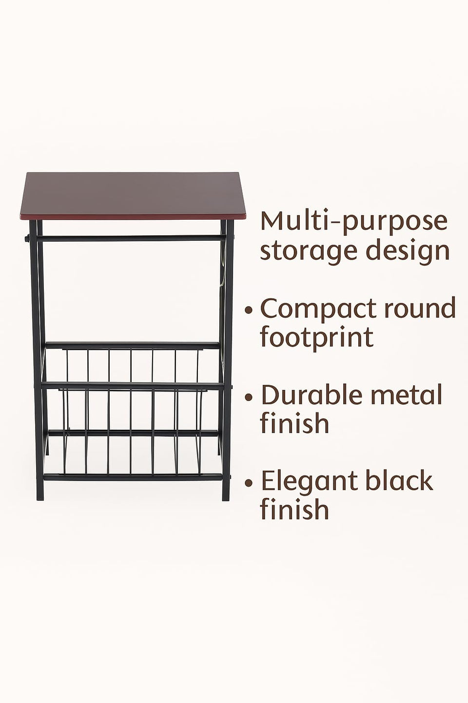 Multifunctional Bathroom Table Indoor Side Table Coffee