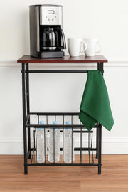 Lavish Kitchen Isle multifunctional bathroom side table with a sleek design, ideal for indoor use and coffee setup.