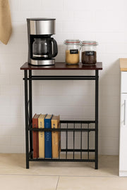 Lavish Kitchen Isle multifunctional bathroom side table with a sleek design, ideal for indoor use and coffee station setup.
