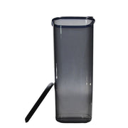 Set of three Lavish Kitchen Isle square food storage containers in 550ml, 1.2L, and 1.75L with clear lids for kitchen organization.