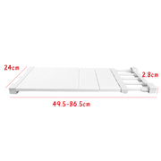 Lavish Kitchen Isle adjustable extendable wardrobe rack with dividers, easy to install for closet and storage organization.