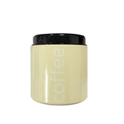 Silk white airtight food canister set by Lavish Kitchen Isle, featuring three jars for tea, coffee, and sugar storage.
