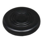 Round Stool with Lines Rotation Bar Stool Black - Lavish Kitchen Isle