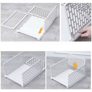 White Wardrobe Drawer Storage Cabinet Clothes Wardrobe Stackable Storage Box