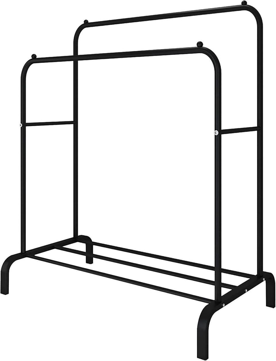 Heavy Duty Double Clothes Rail Hanging Rack Garment Display Stand Storage Portable Wardrobe Shelf