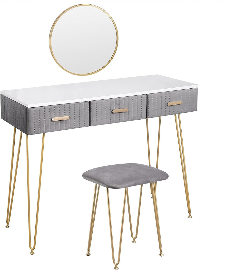 Dressing Table /Makeup Table- Grey