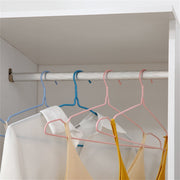 Rolling Wardrobe with Aluminium Hanging Rail and Shelves for Bedroom, Cloakroom, Guest Room