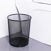 Small metal mesh waste paper bin for bedroom, 20x26cm, Lavish Kitchen Isle, in random colors, ideal for recycling or rubbish.