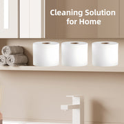 Multi Purpose Cleaning Paper 6 Rolls White Centrefeed Tissue for Home Use