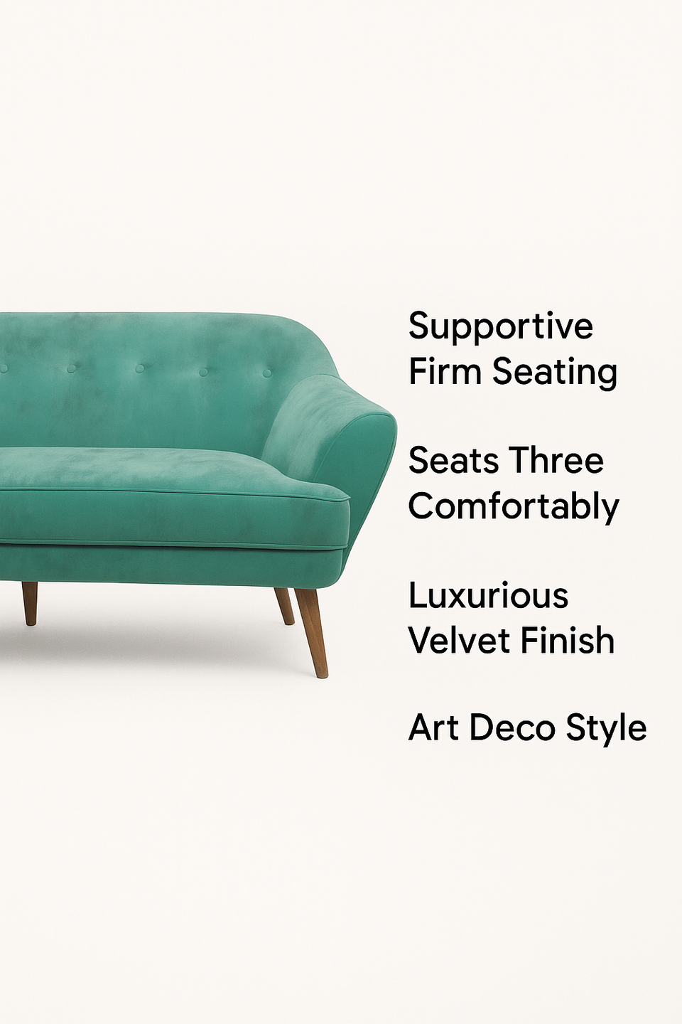 SNOWDONIA 3 SEATER SOFA GREEN