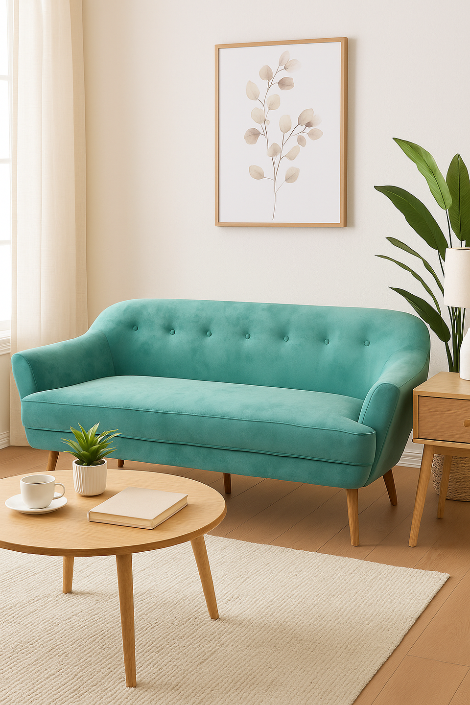 SNOWDONIA 3 SEATER SOFA GREEN