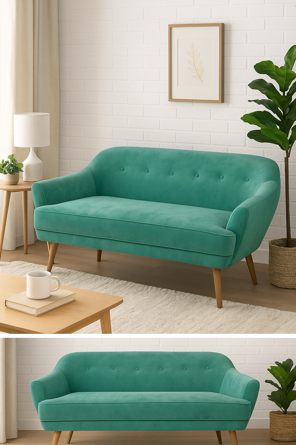 SNOWDONIA 3 SEATER SOFA GREEN