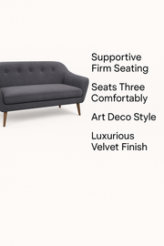 SNOWDONIA 3 SEATER SOFA LIGHT GREY - Lavish Kitchen Isle