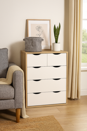 3+ 2 Chest of Drawers Bedroom Furniture Bedside Cabinet Storage - Lavish Kitchen Isle
