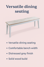Signature Dining Bench (150cm) - Lavish Kitchen Isle