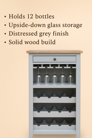 Signature Wine Rack / Glass Storage Cabinet - Lavish Kitchen Isle