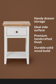 Signature One Drawer Lamp Table - Lavish Kitchen Isle