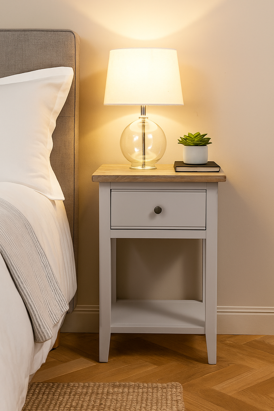 Signature One Drawer Lamp Table