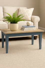 Signature Blue Dining Bench (150) - Lavish Kitchen Isle
