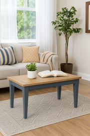 Signature Blue Dining Bench (150) - Lavish Kitchen Isle