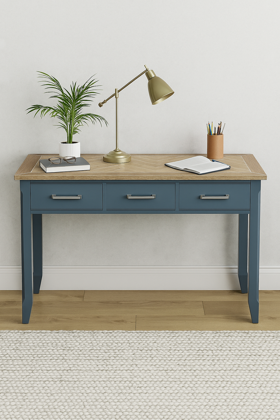 Signature Blue - Executive Desk