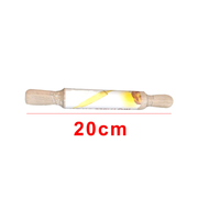 Durable Wooden Rolling Pin with Comfortable Handle for Home Baking and Dough Rolling
