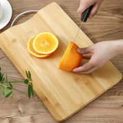 Large bamboo wooden chopping board from Lavish Kitchen Isle, ideal for food prep, meat, and vegetable chopping.
