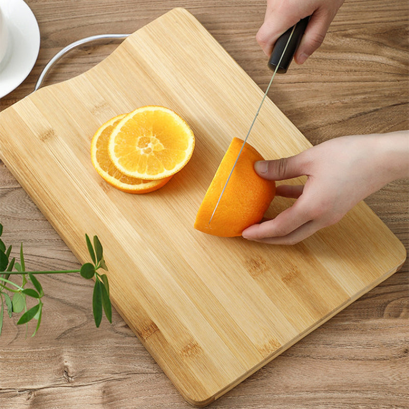 Large bamboo wooden chopping board from Lavish Kitchen Isle, ideal for food prep, meat, and vegetable chopping.