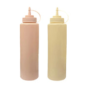 Lavish Kitchen Isle 1L sauce bottle, high-capacity plastic container for restaurants, cafes, and home use, with a secure lid.