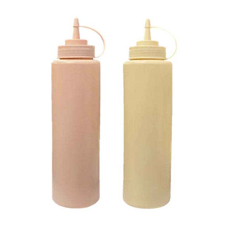 Lavish Kitchen Isle 1L sauce bottle, high-capacity plastic container for restaurants, cafes, and home use, with a secure lid.
