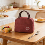 Lavish Kitchen Isle insulated lunch cooler bag with handles in various colors, measuring 24x19x10cm for 2-5 day meals.