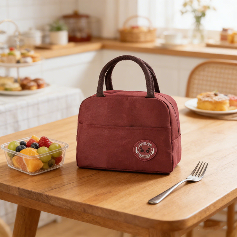 Lavish Kitchen Isle insulated lunch cooler bag with handles in various colors, measuring 24x19x10cm for 2-5 day meals.