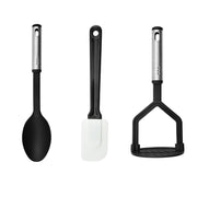 Lavish Kitchen Isle 17-piece all-in-one kitchen utensil set with durable plastic cooking tools, including spatulas and spoons.