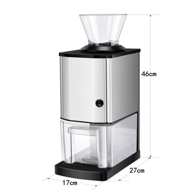 Stainless Electric Ice Crusher with Ice Tray & Scoop