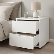 Lavish Kitchen Isle Arctic Elegance white gloss wardrobe with mirrored door, pullout hanging rail, shelves, and drawers for sleek storage.