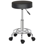 Round Stool  Feet Rotation Bar Stool Black - Lavish Kitchen Isle