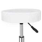 Round Stool Feet Rotation Bar Stool White - Lavish Kitchen Isle