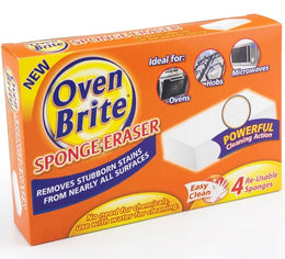 Oven Brite Sponge Erasers 4 Pack – Pack of 12